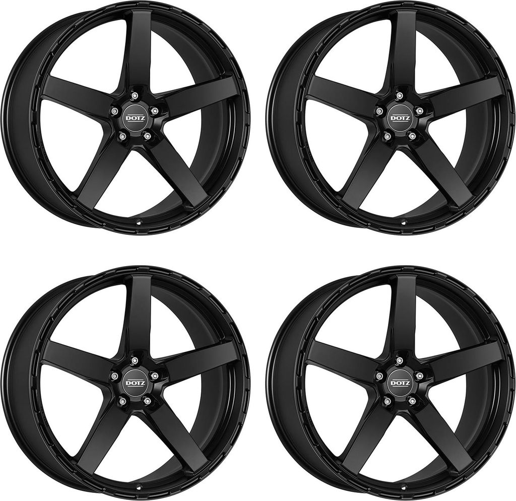 4 Felgen Dotz MarinaBay black 9.5Jx20 5x112 für Jeep Compass