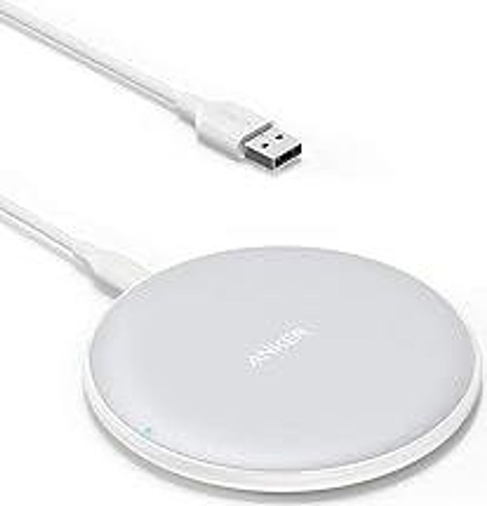 313 Kabelloses Ladepad Pad, Qi- 10W Max für iPhone Serie 17/16/15/14, SE 2020, 12, AirPods Pro 2 (Ohne Netzteil, Nicht kompatibel mit MagSafe Magn...