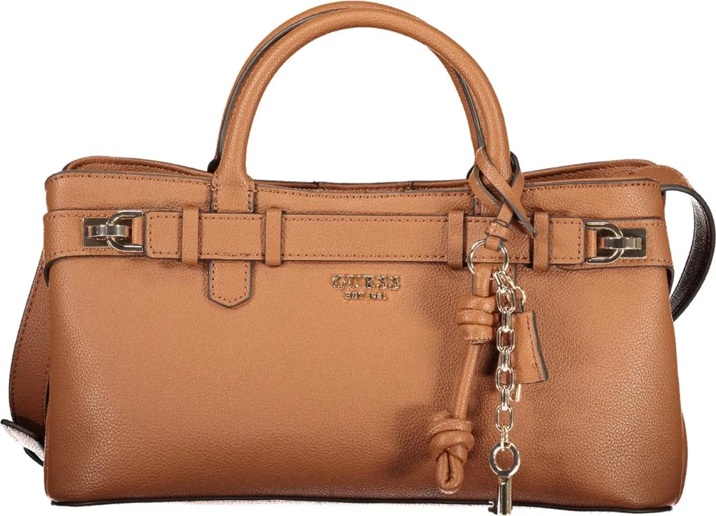 Sac à main Guess Jeans marron pour femme - Modèle élégant porté épaule