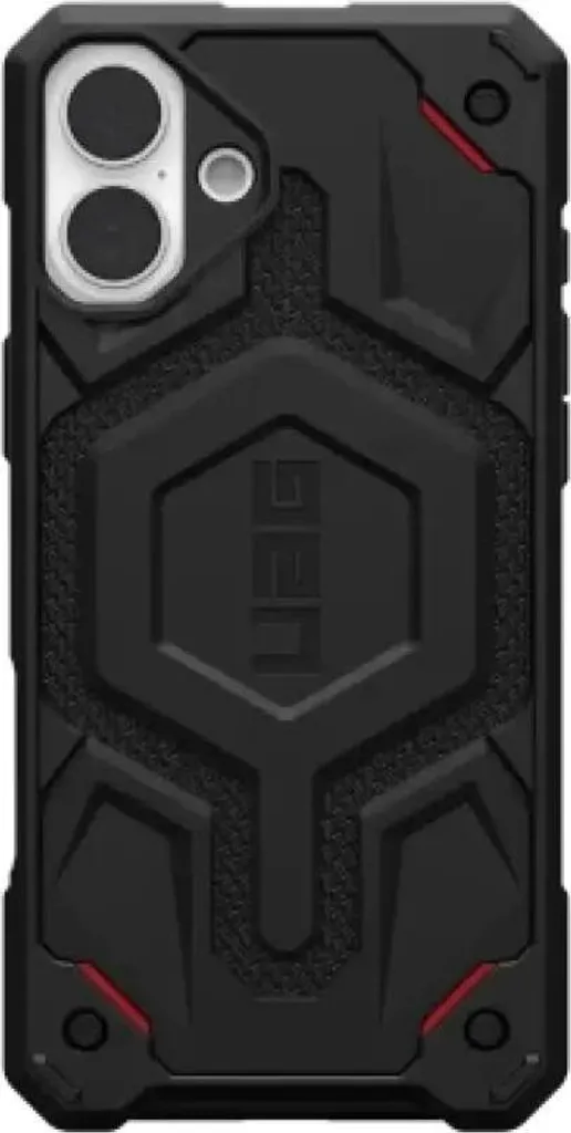 UAG Monarch Pro iPhone 16 Plus MagSafe Nero - Cover Rugged 5 Strati