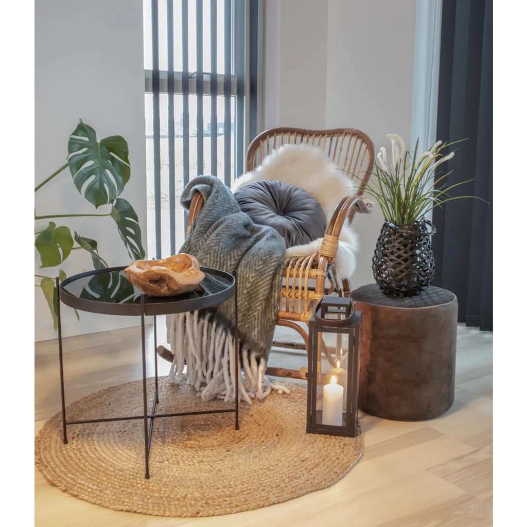 Tapis Rond Broom Ø90 cm en Jute : La Solution Déco Naturelle et Durable