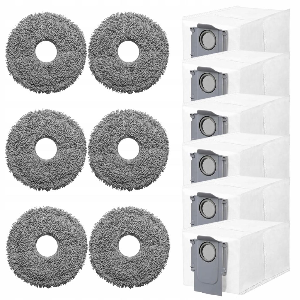 Sacs pour aspirateur - lot de 12 - pour Roborock Q Revo Pro Image du produit 