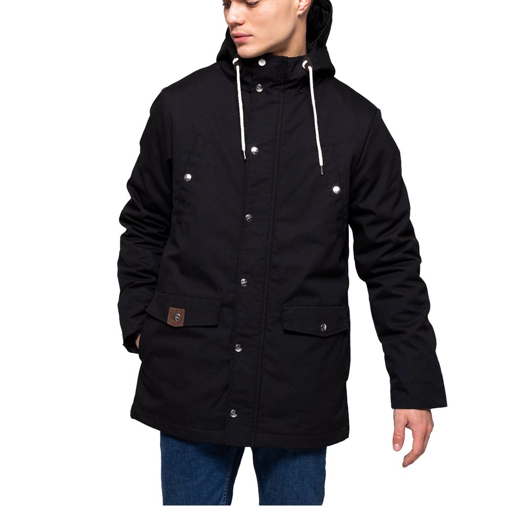 Revolution Herren Jacke Parka jacket, Größe:S, Farben:black