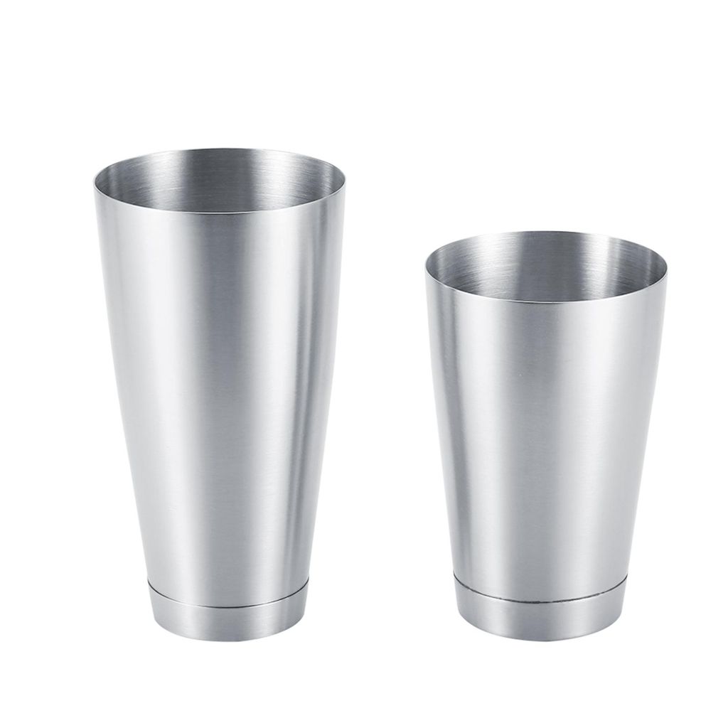 Robuster, langlebiger Cocktailbecher aus Edelstahl, Shaker-Bar, Küchenwerkzeug für Zuhause (Silber)