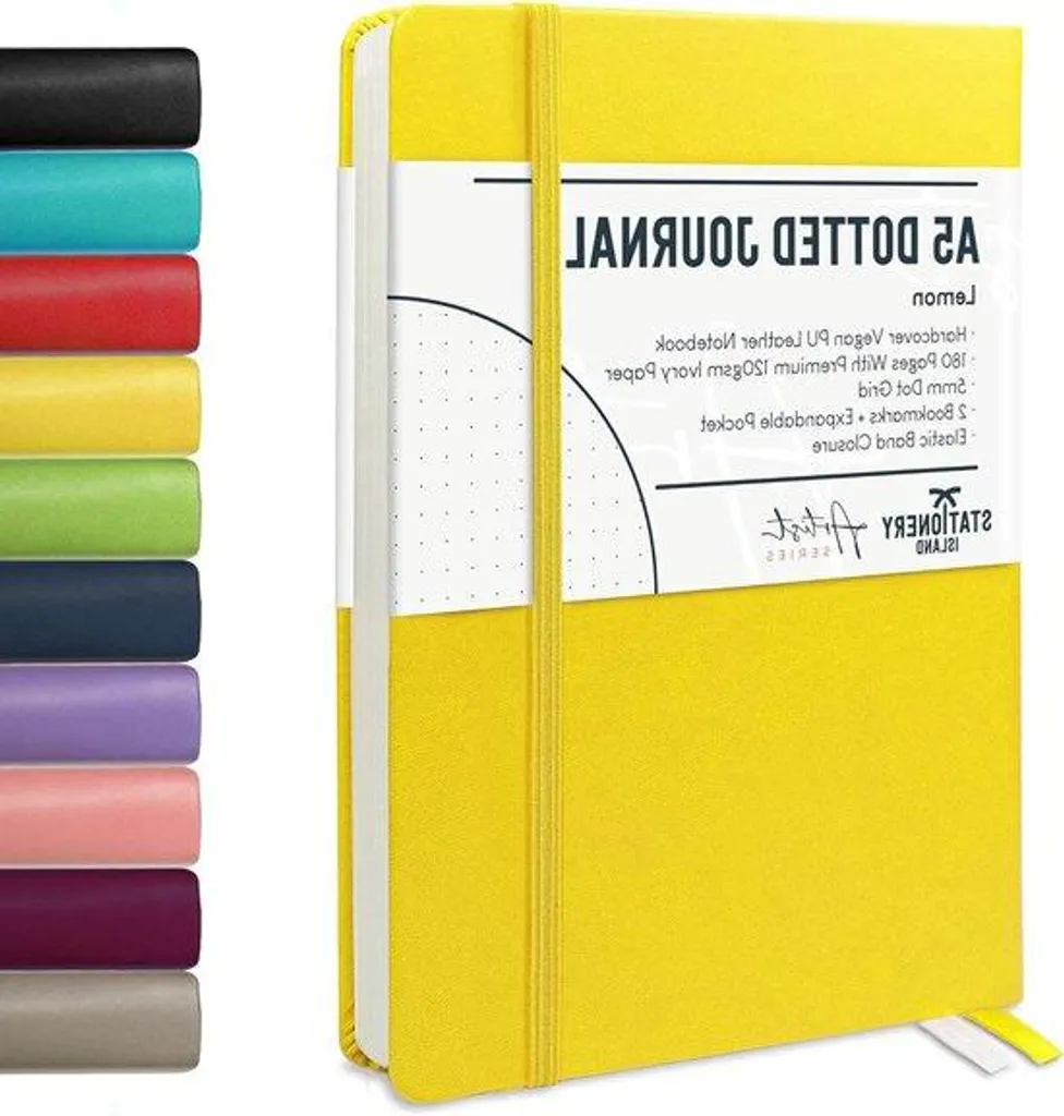 Bullet journal A5 à points et couverture rigide pour notes créatives - 2