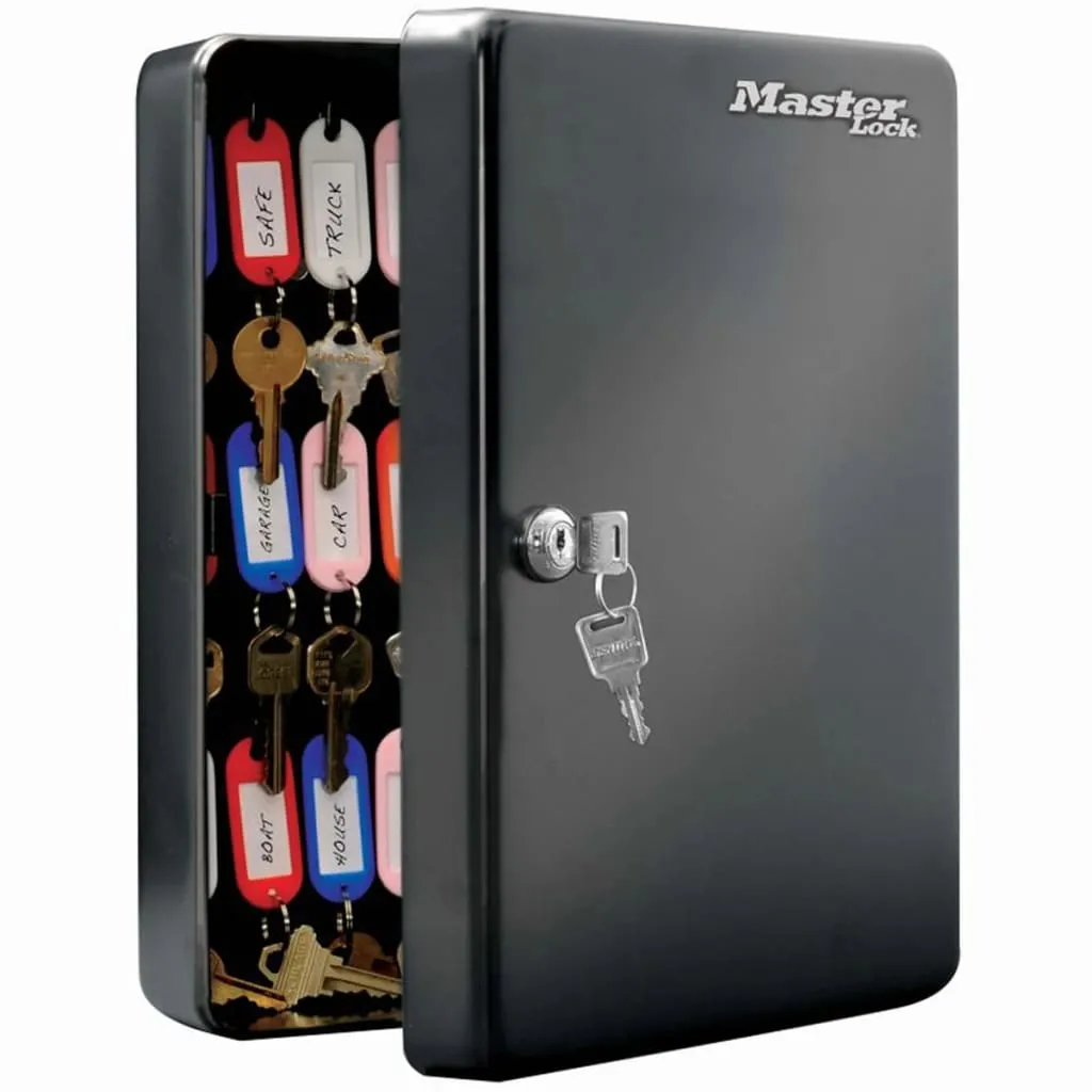Armoire à clés 50 crochets Master Lock KB-50ML en acier avec étiquettes