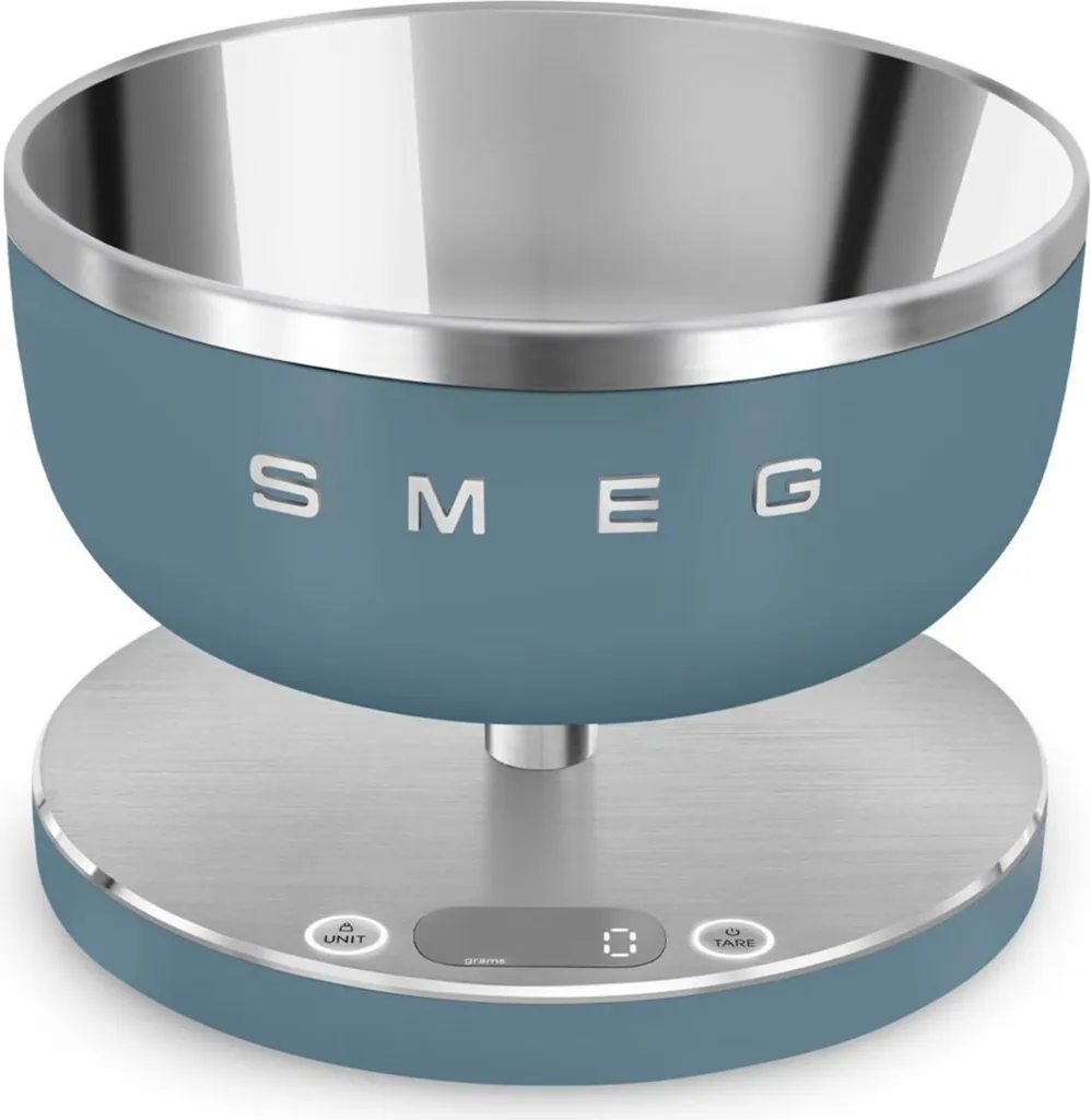 Balance électronique Smeg 5kg précision 1g avec écran LED et Tare
