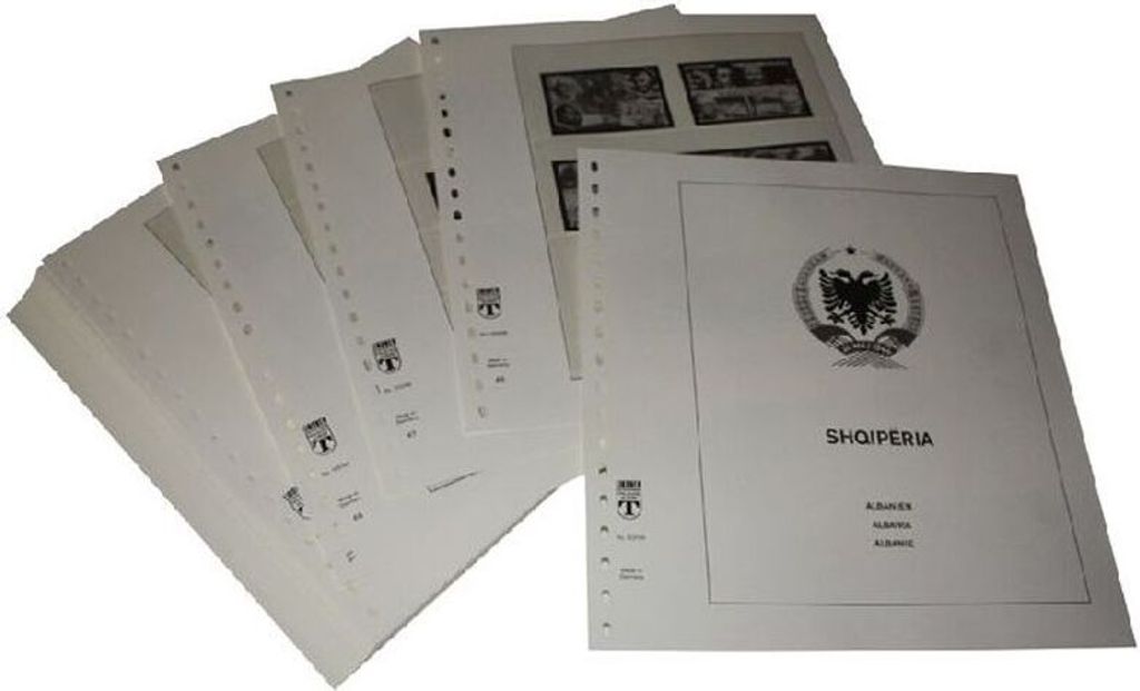 Lindner-T Nachtrag Vordruckblätter Andorra Spanische Post Jahrgang 2020