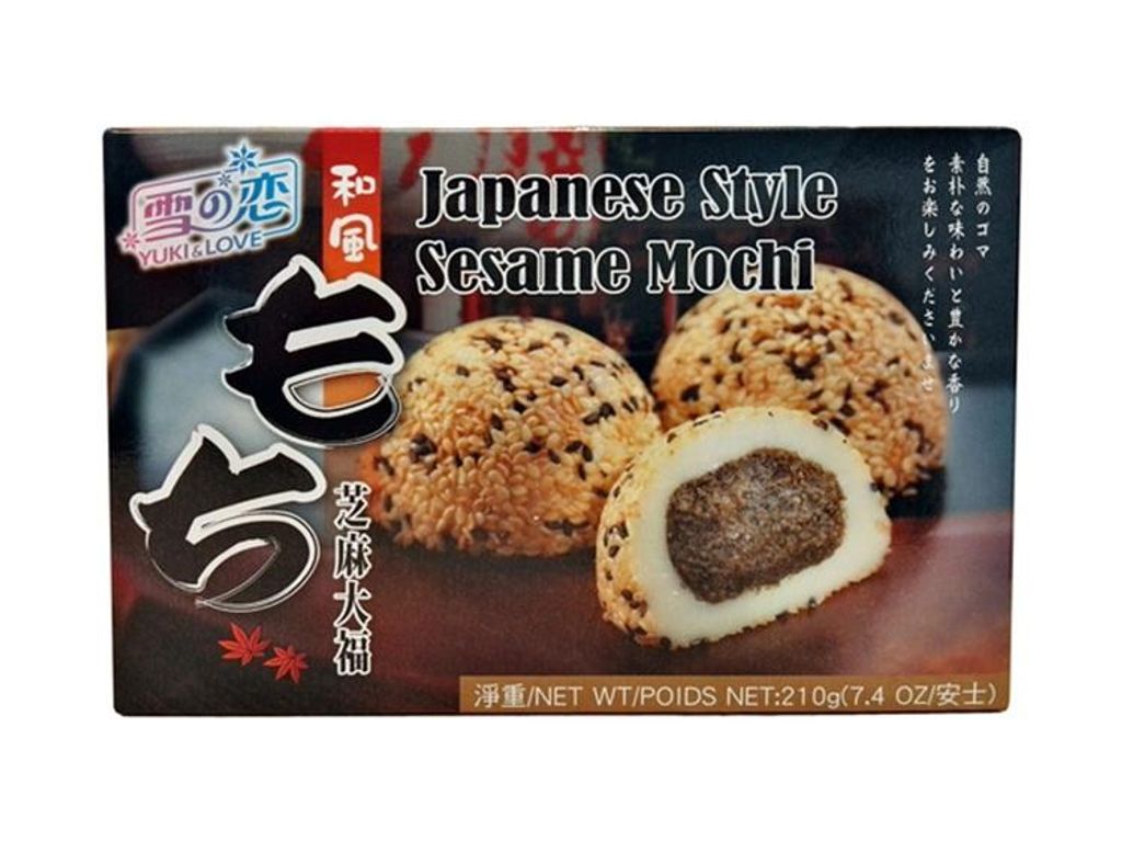 Yuki & Love Mochi Tortina di riso al sesamo in stile Immagine del prodotto 