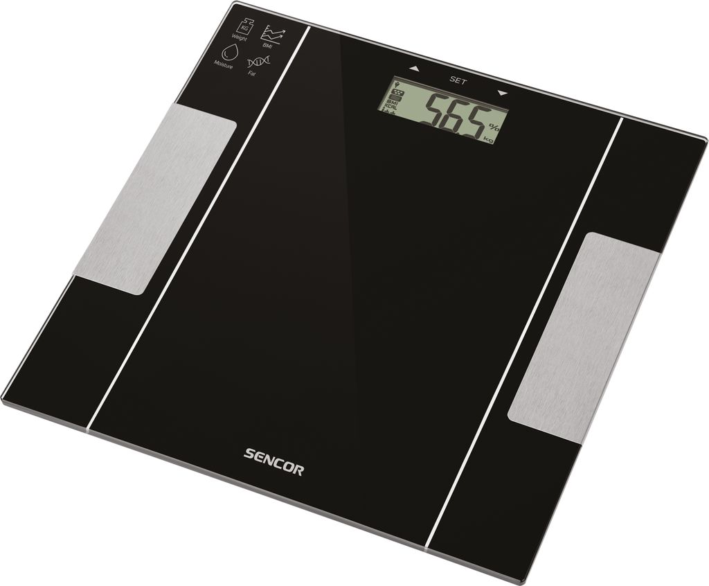 SENCOR SBS 5050BK Osobná fitnes váha, sklenený povrch, Obrázok produktu 