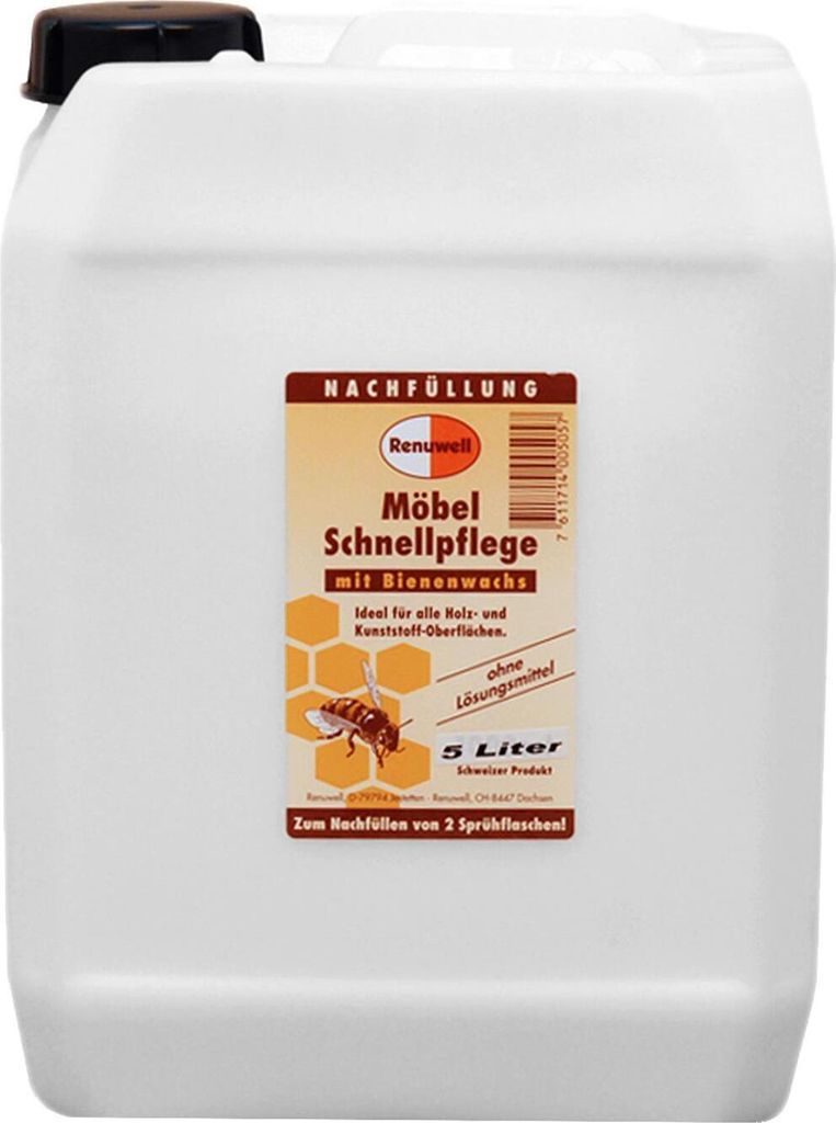 Renuwell Möbel-Schnellpflege Pflegemittel Bienenwachs 5 Produktbild 
