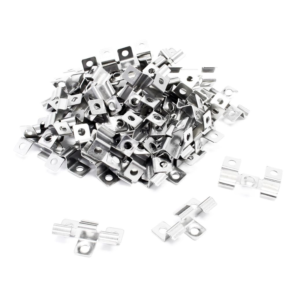 Wiltec Lot de 50 Clips en Acier fin – 40 x 24 x 8 mm – Image du produit 