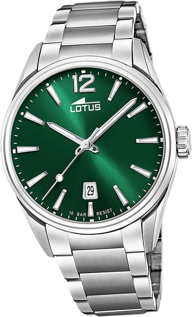 Lotus Edelstahl Herren Uhr Armbanduhr silber Luxus Elegant Classic D2UL18692/4
