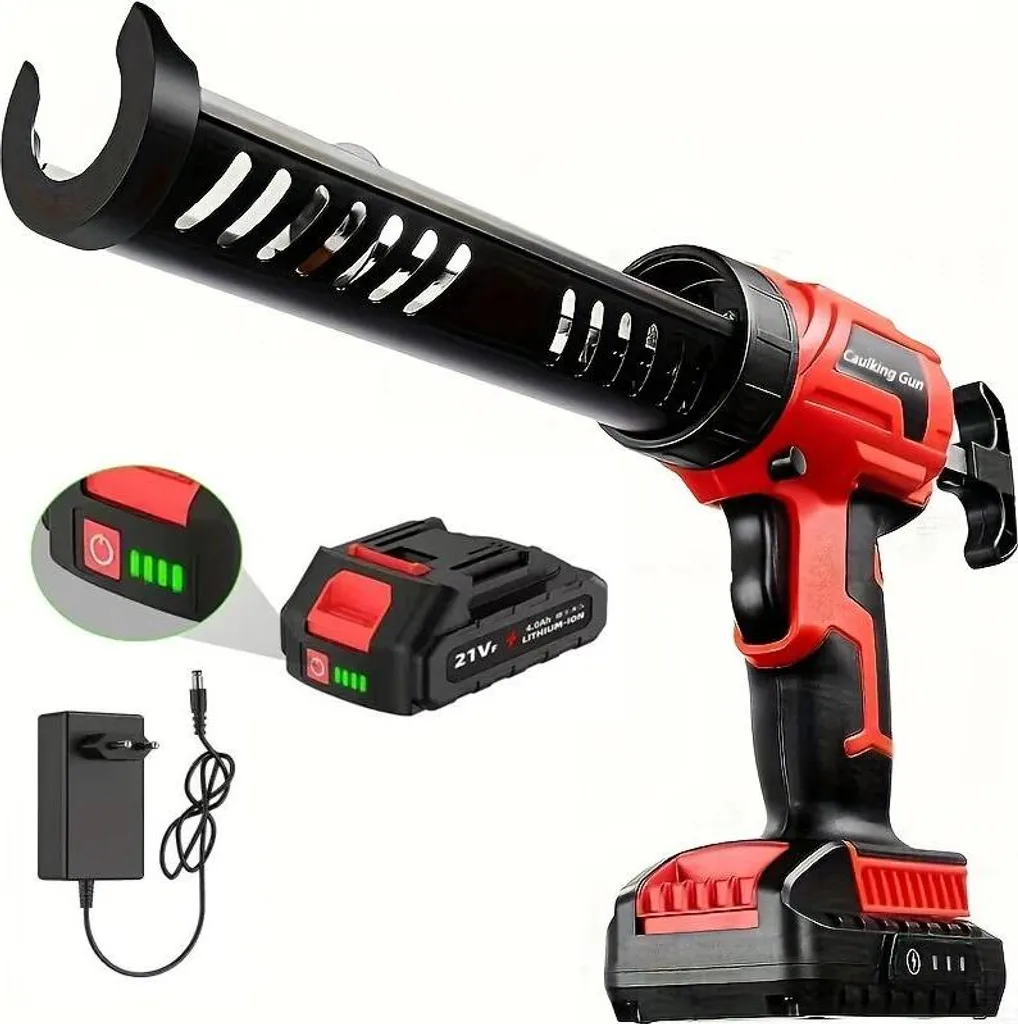 Pistolet à mastic électrique 18V - Stop aux douleurs de main - Ivoire