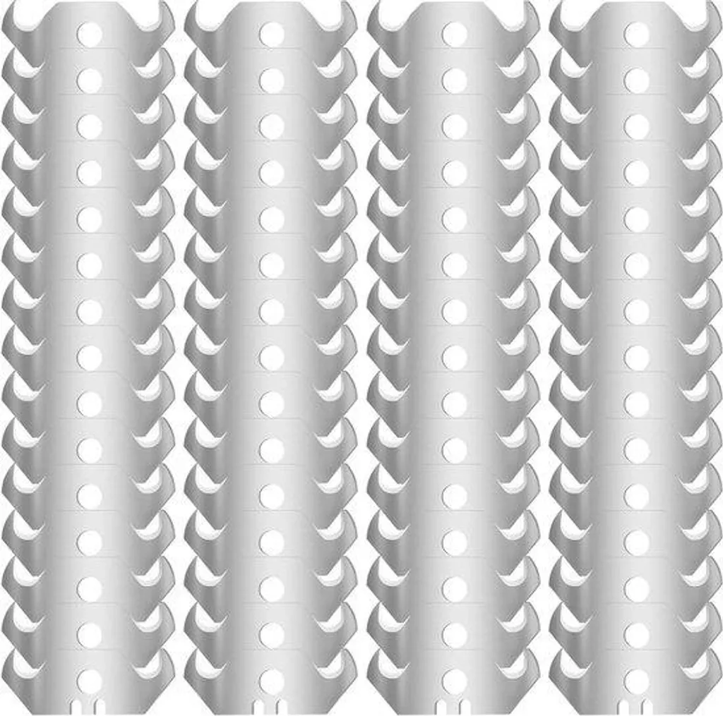 Lot de 60 Lames Trapézoïdales à Crochet pour Pose de Moquette