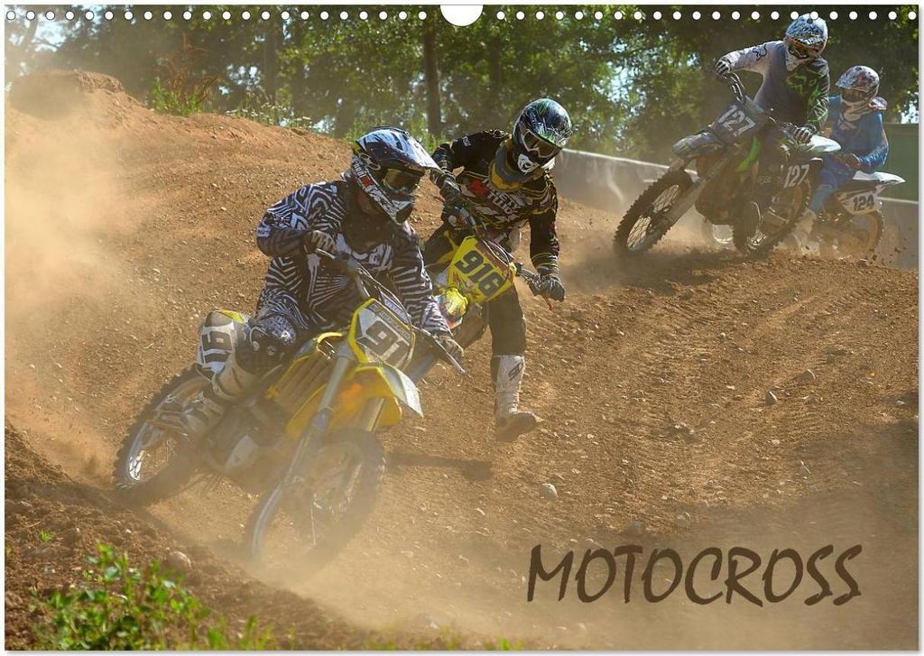 Motocross (Wandkalender 2026 DIN A3 quer), CALVENDO Monatskalender