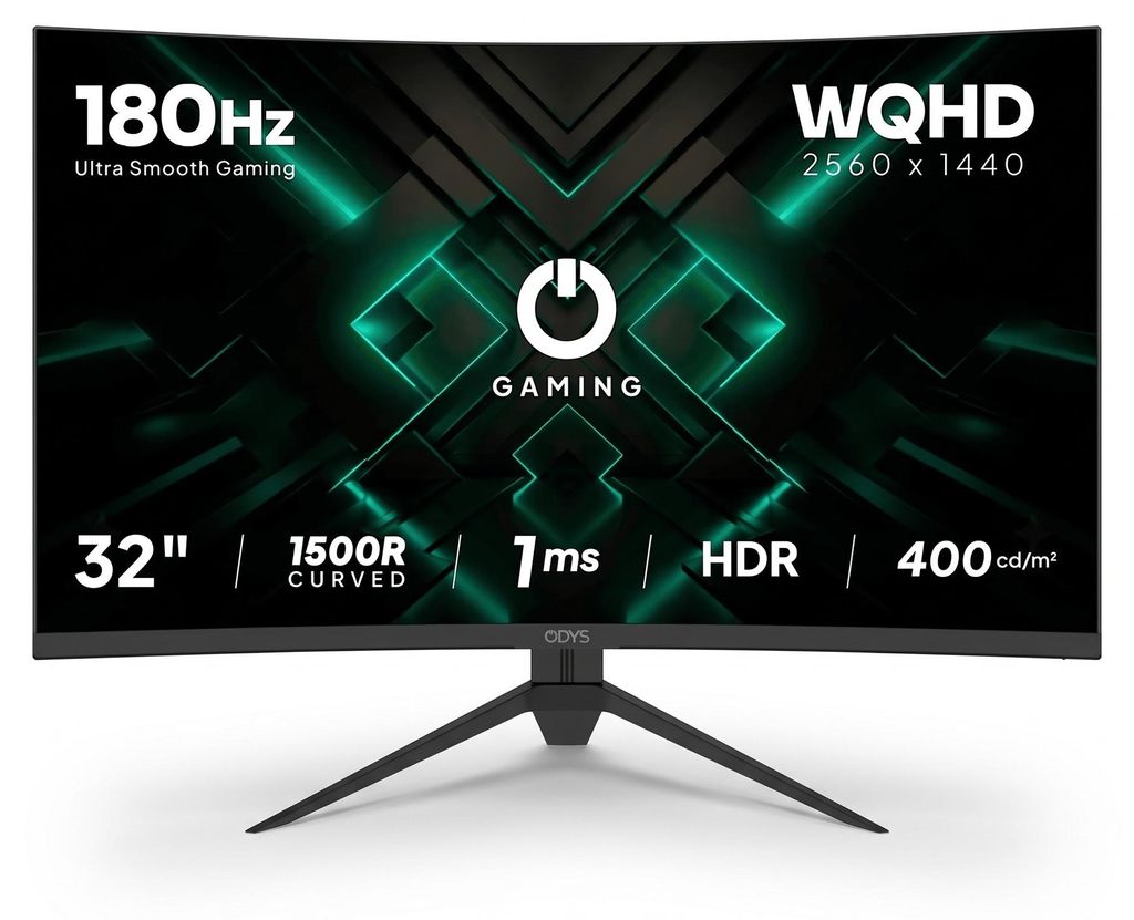 ODYS XP32 PRO-X, zakrzywiony monitor do gier 32" (80 cm), Zdjęcie produktu 