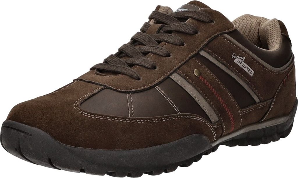 living UPDATED Herren-Schnürhalbschuh Braun, Farbe:braun, EU Größe:44