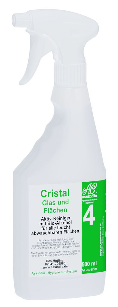 Cristal Glas- und Flächen Reiniger 500ml Sprayer