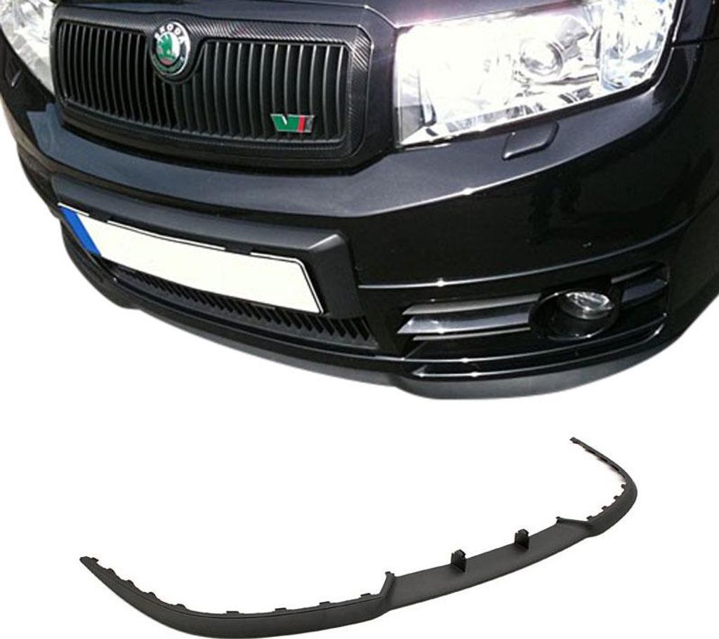 Cup Spoiler Lippe Spoilerlippe Frontspoiler Stoßstange für Skoda Fabia 1 6Y