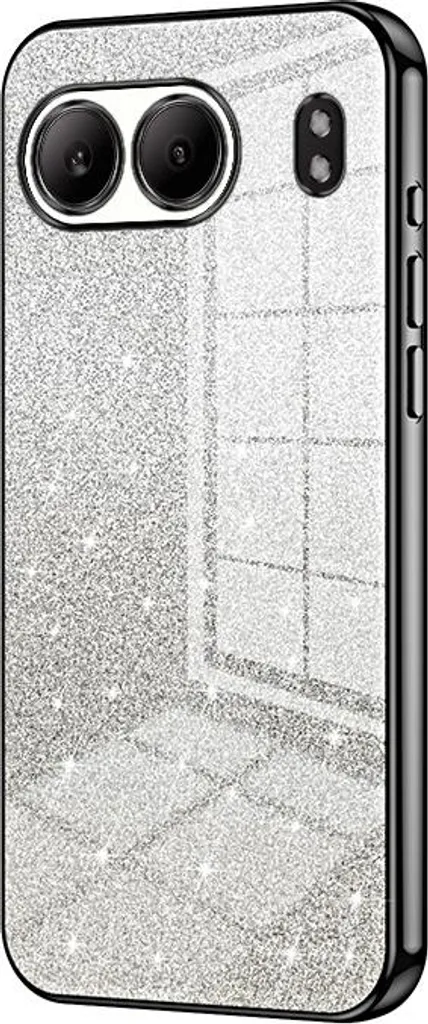 Cover OnePlus Nord 4 Phonesta - Silicone Glitter Sparkle Nero 2024