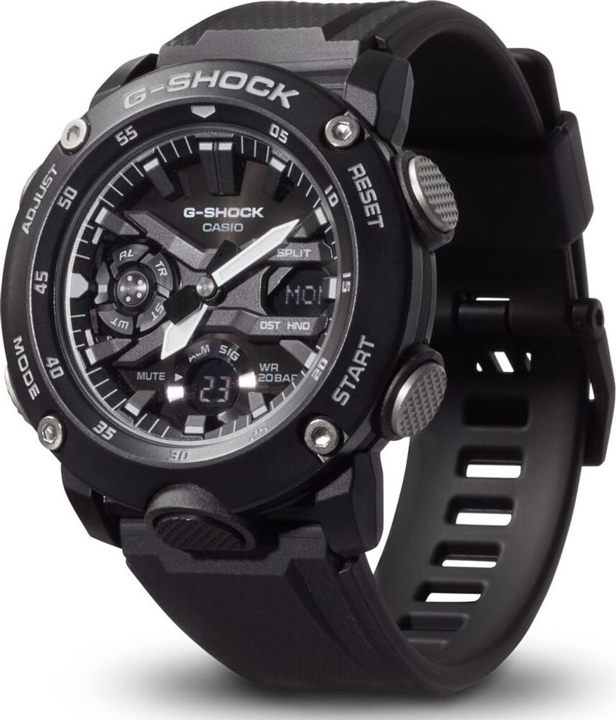 Casio GA-2000S-1AER, Wasserfest, Chronometer Produktbild 