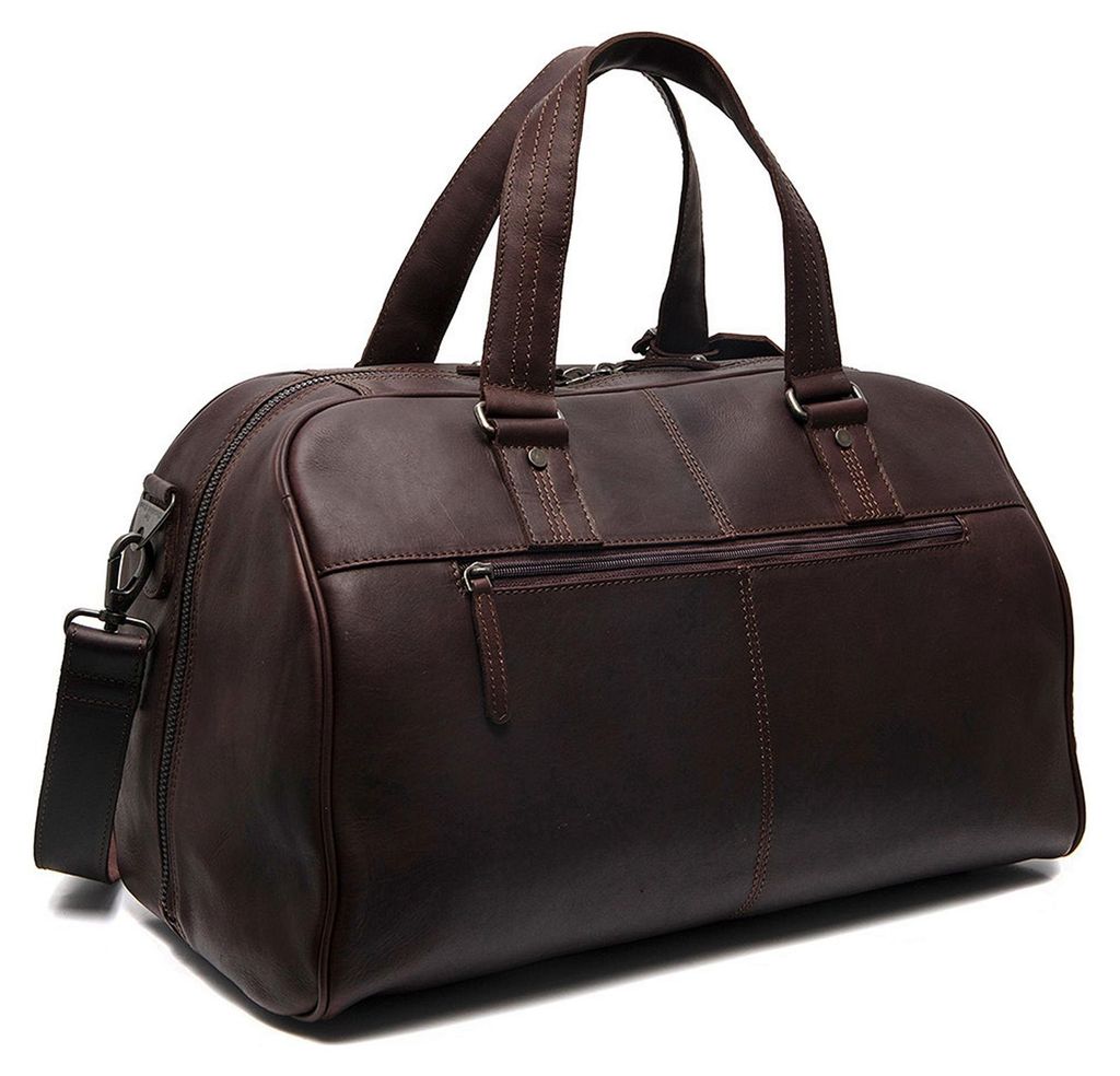 The Chesterfield Brand Leder Reisetasche Volenza Travelbag Brown dunkelbraun