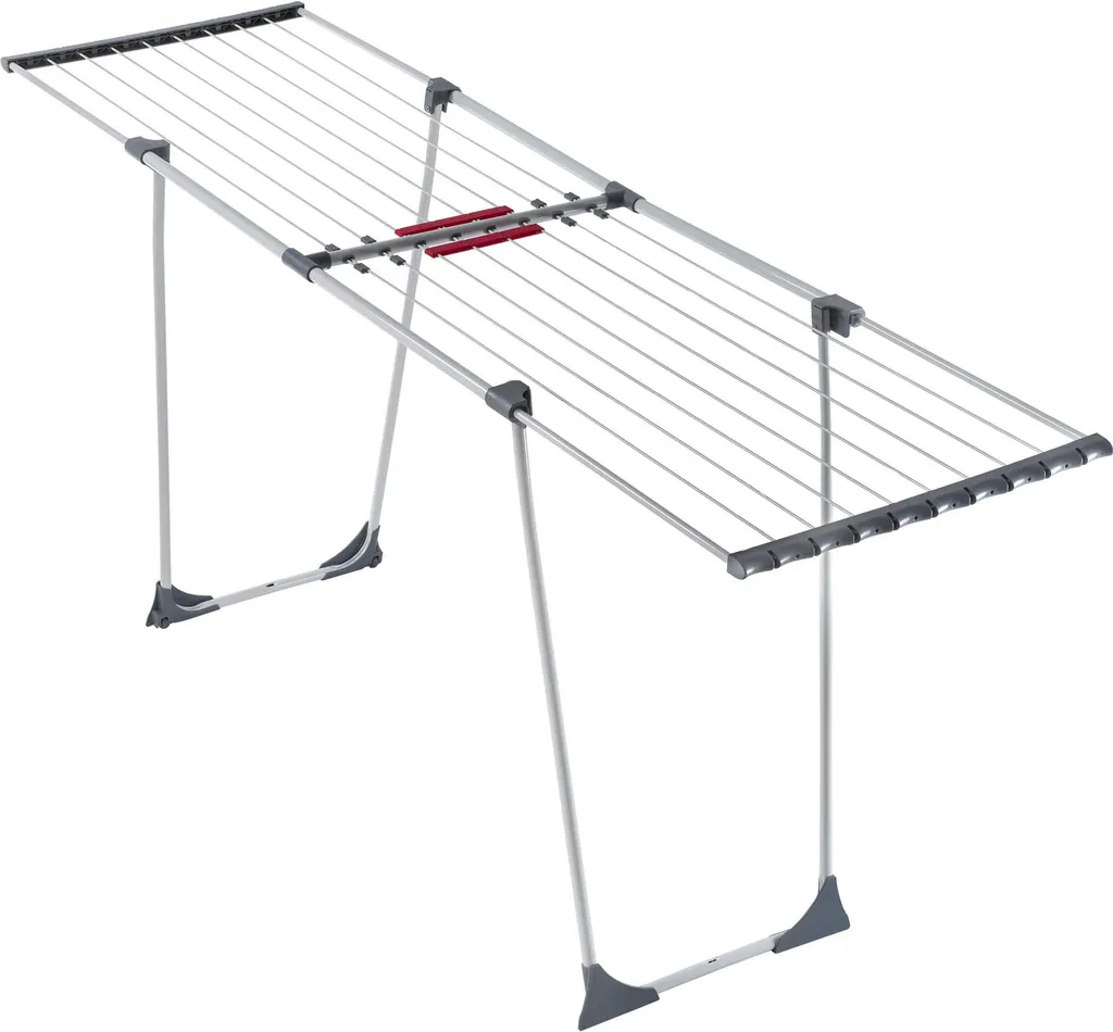 Stendibiancheria Telescopico KADAX Eloie 196cm - Acciaio Grigio