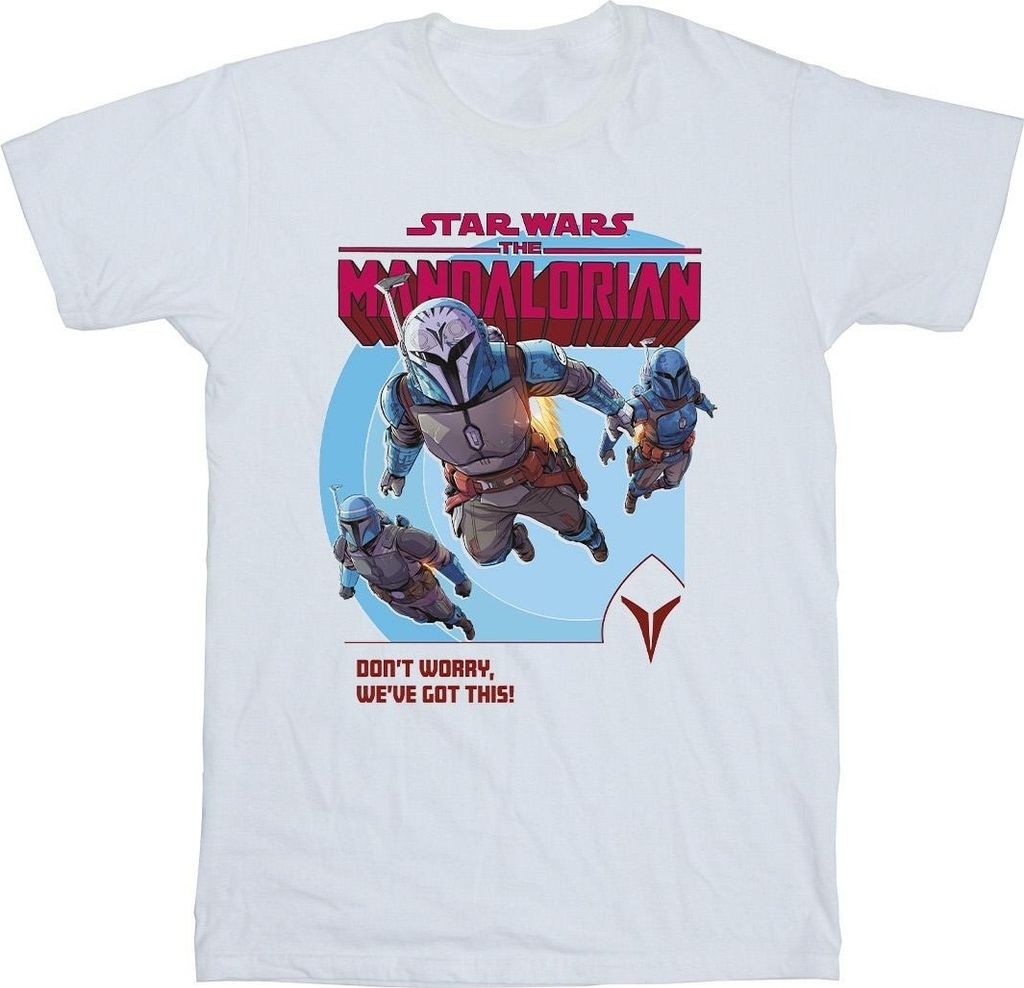 Star Wars - "The Mandalorian We've Got This" T-Shirt für Herren BI47282 (3XL) (Weiß)