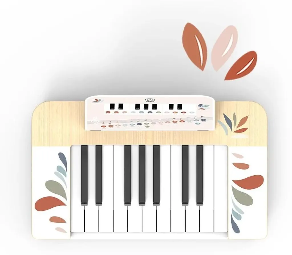 Petit piano à queue en bois pour petit - Jouet musical d'éveil sonore