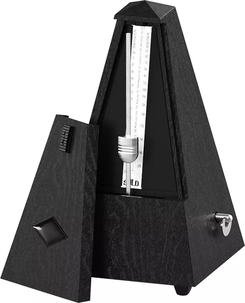 Métronome Mécanique en ABS Haute Résistance avec Cloche de Mesure Réglable