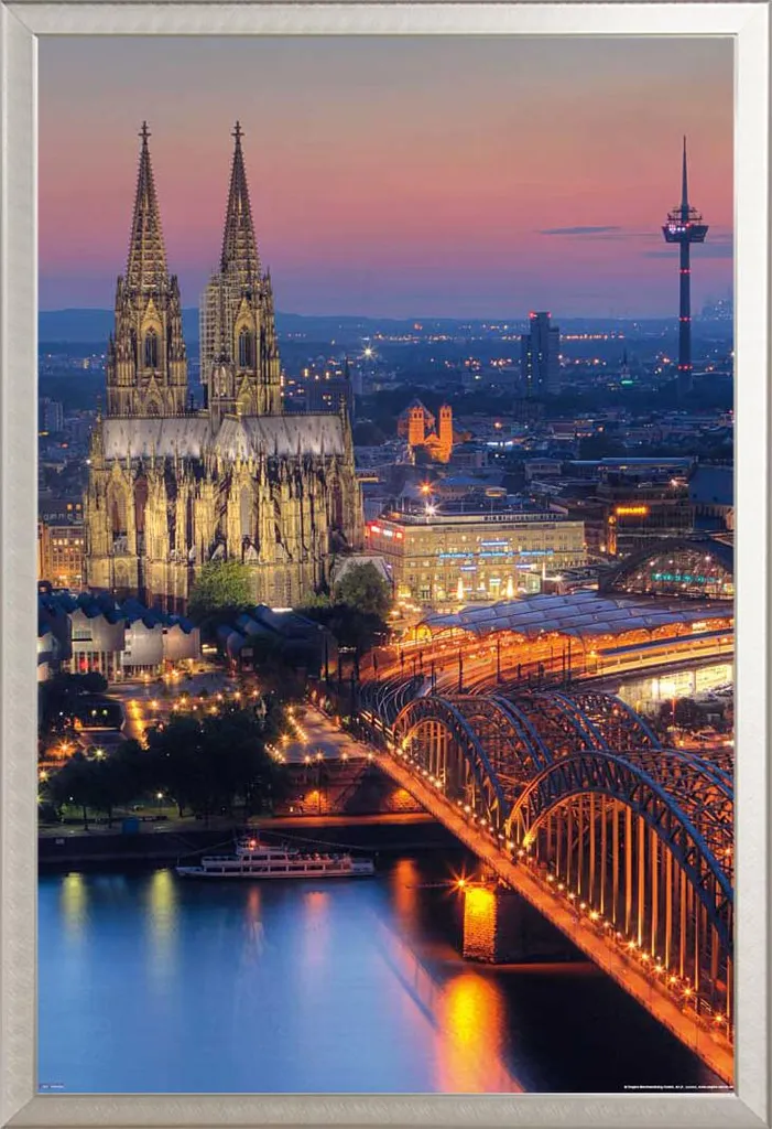 Poster Kölner Dom prêt à poser : fini les affiches qui se gondolent