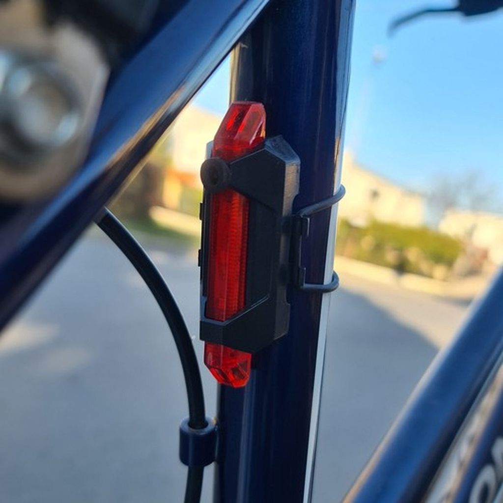 Trizand 18669 Zestaw świateł rowerowych LED, T6, AKU 2 szt Zdjęcie produktu 16