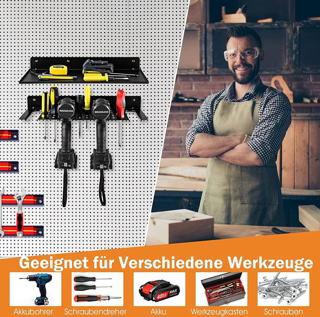 Verstellbarer Zusatzgriff Für Bohrmaschinen Und Hämmer – Passend Für 26er Elektrohämmer, Einstellbereich 46–52 Mm, Rutschfest Und Stabil