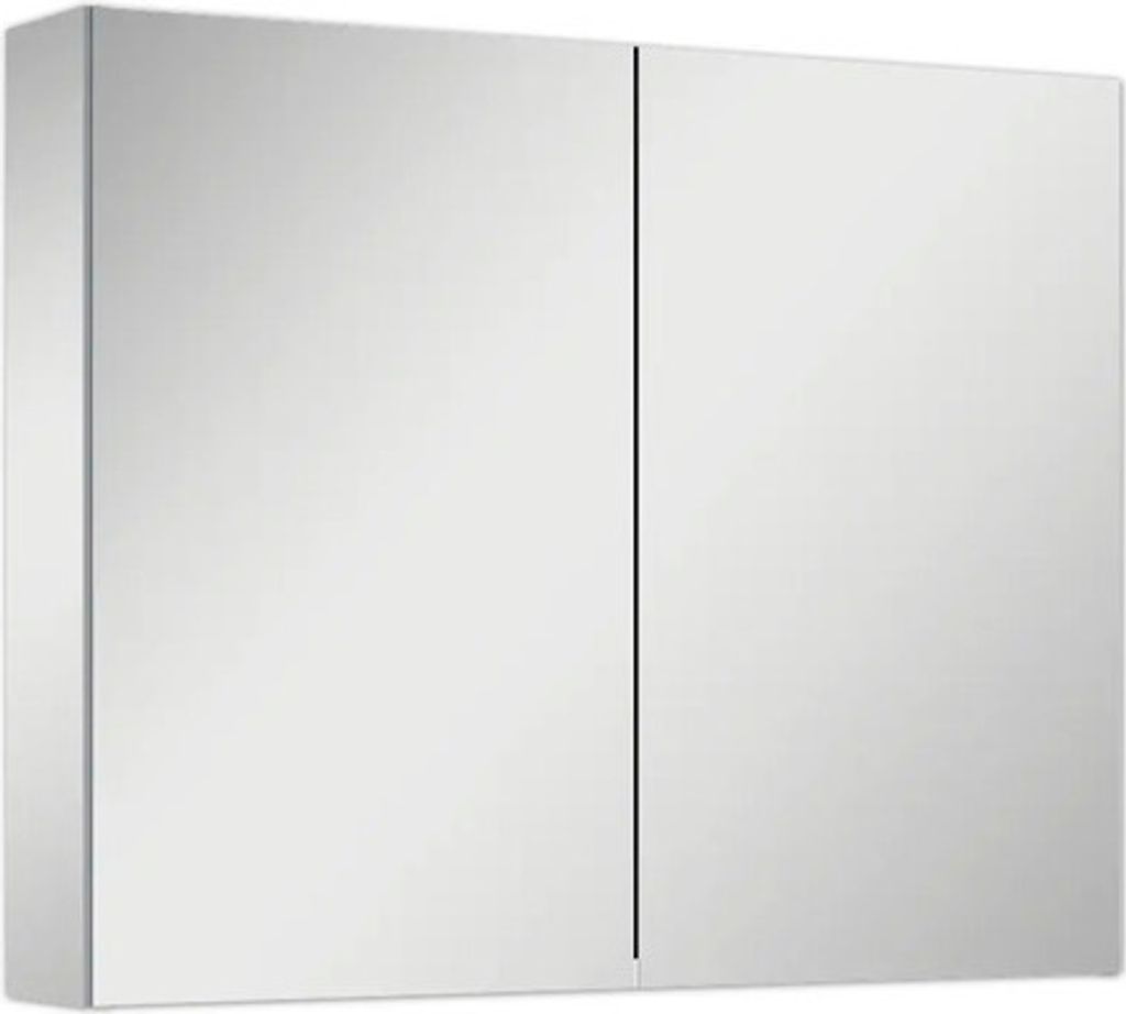Jungborn Spiegelschrank 806 x 140 x 638 mm 2-türig mit beidseitigen Spiegeltüren und Seitenverspiegelung