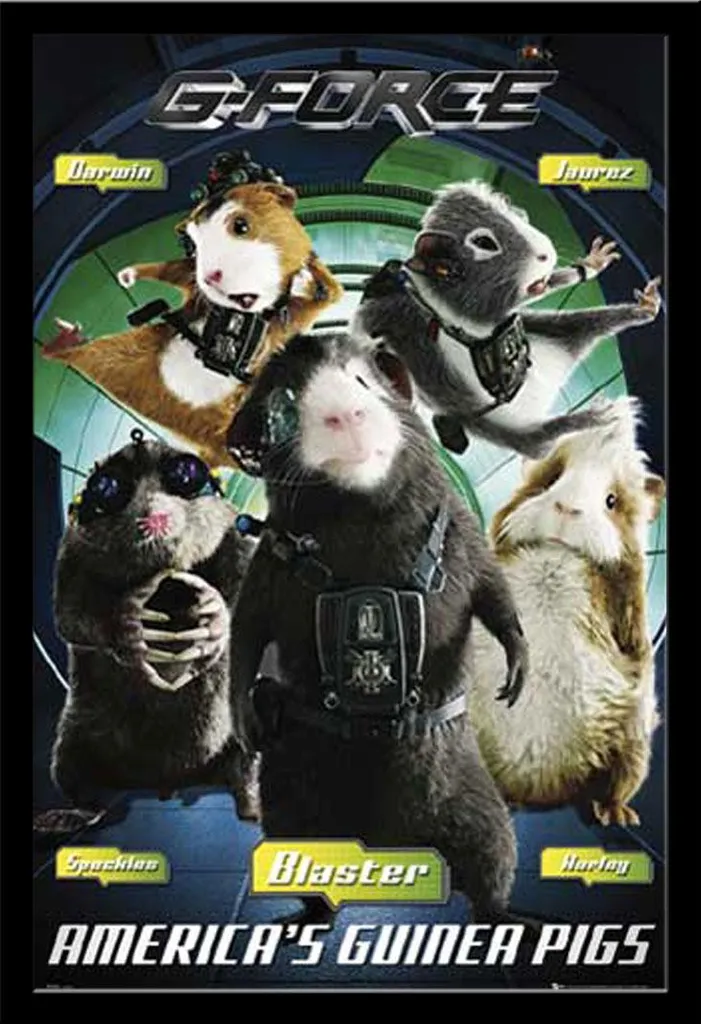 Poster G-Force Group avec Cadre Shinsuke Maxi MDF Noir et Vitre 61x91cm