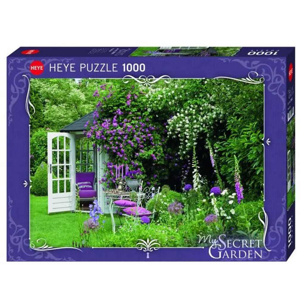 Puzzle Heye 1000 pièces activité relaxante jardin secret pour le salon