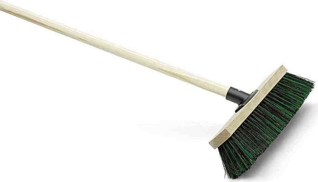 GARDAMO Gartenbesen- und Terrassenbesen schwarz/grün 40 cm