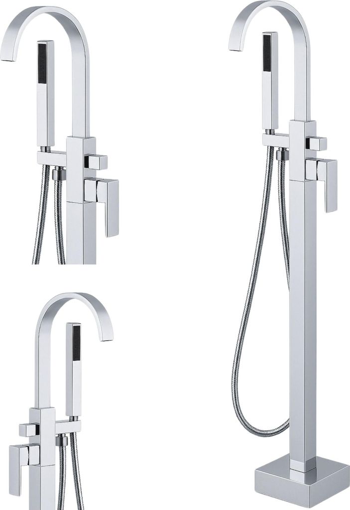 Puro Freistehende Badewannenarmatur Sem-1083 Chrom