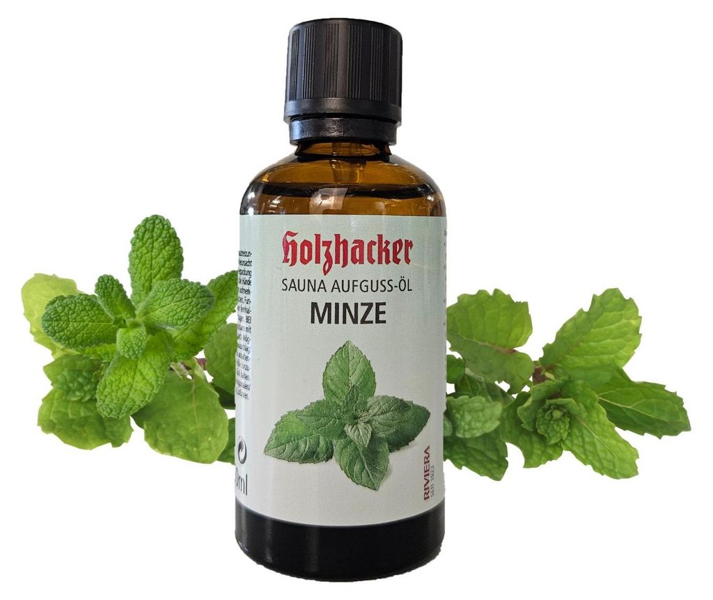 Olio per sauna HolzHacker alla menta 60 ml Immagine del prodotto 