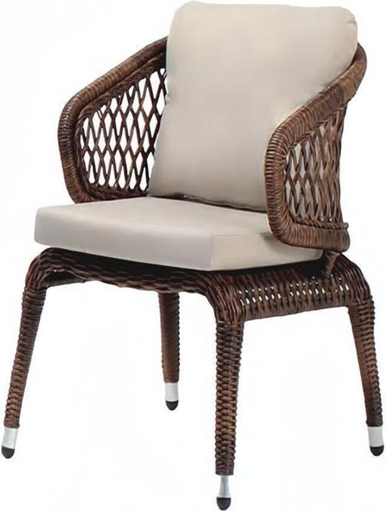 Sessel Rattan Braun r moderner Terrassen hochwertiger stilvolle Möbel