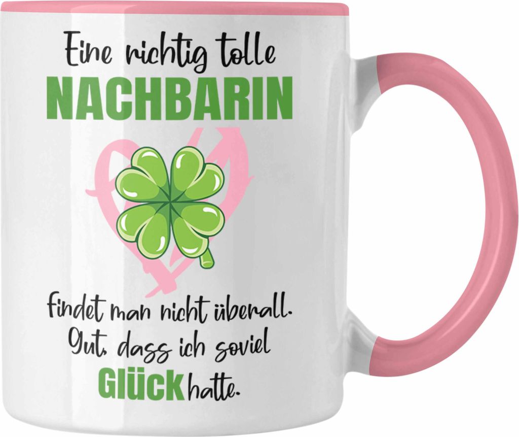 Trendation - Beste Nachbarin Tasse Geschenk Geburtstag Produktbild 