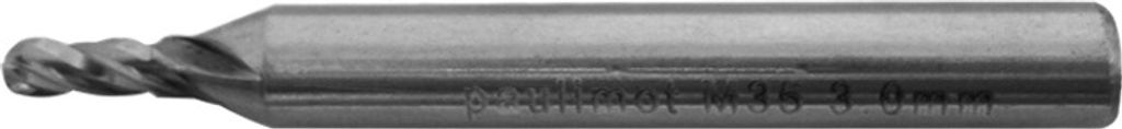 PAULIMOT Kugelkopffräser 4-schneidig 3 mm