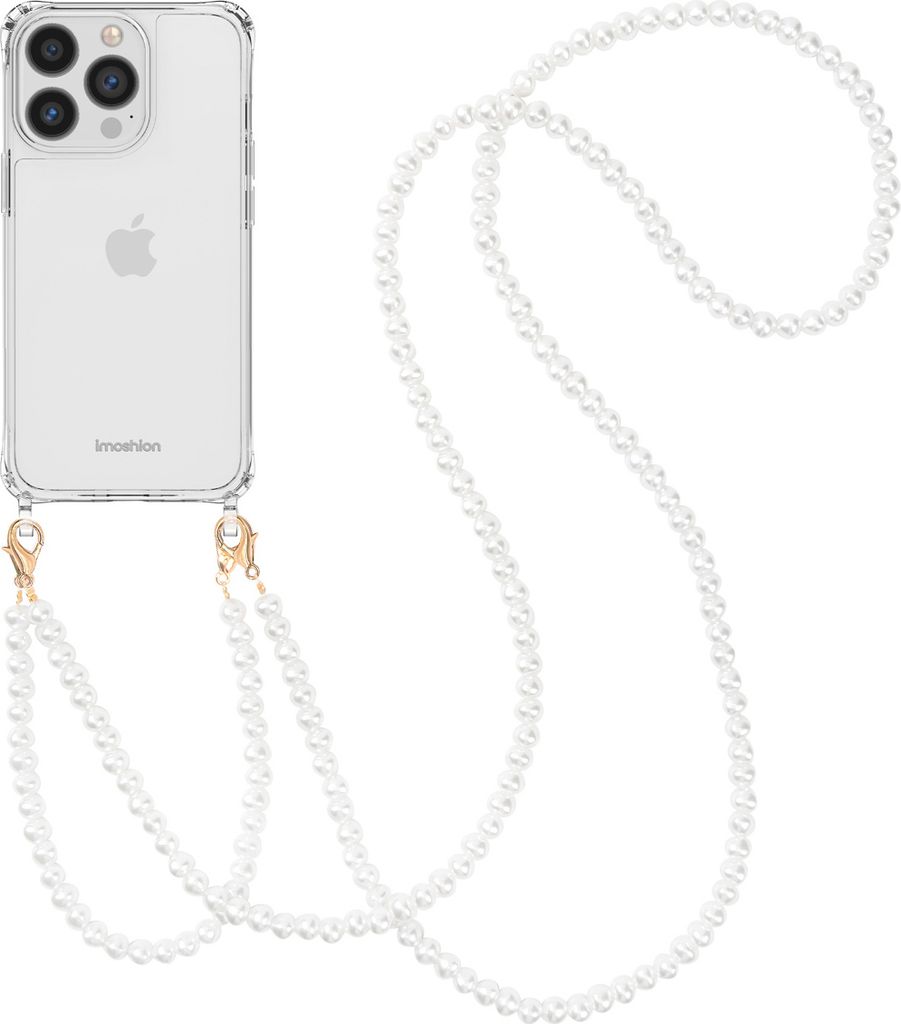 iPhone 13 Pro Max Hülle - Kunststoff - imoshion Hard Case/Hülle mit Band/Backcover - Transparent