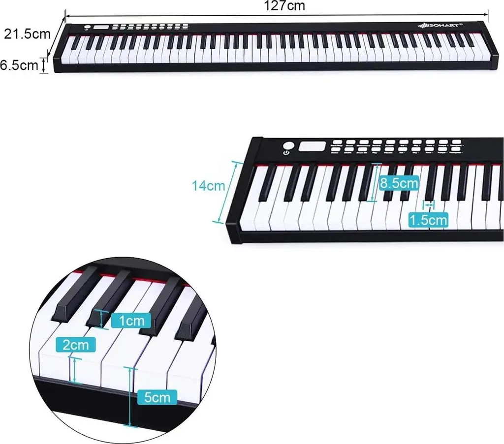 Piano électrique 88 touches compact : gagnez de la place sans compromis - 4