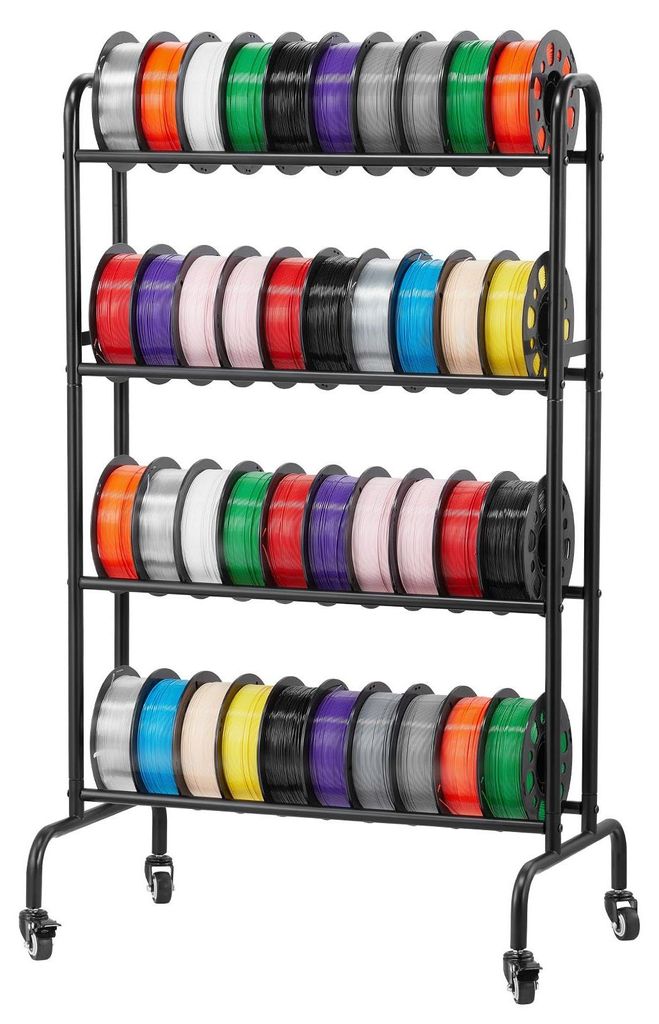 VEVOR Stojan na filamenty, 4 úrovně, 750 x 455 x 1230 mm, Obrázek produktu 