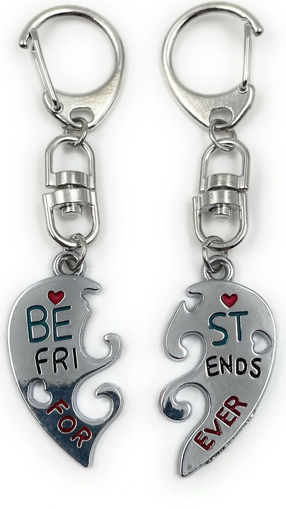 Onwomania Schlüsselanhänger - Best Friend Freundschaft Forever - Glücksbringer ideal als Geschenk