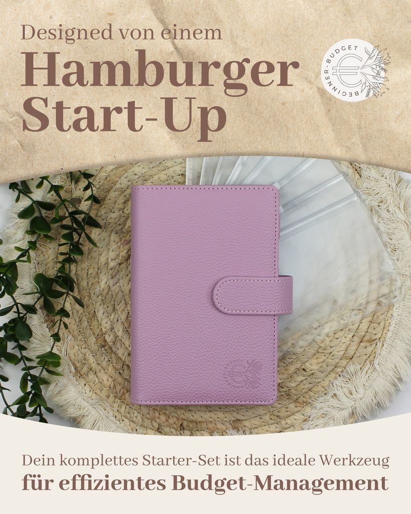 BeginnerBudget® Budget Planner Deutsch A6 Litchi-Style Produktbild 3