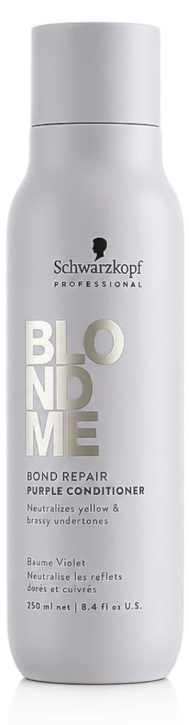 Schwarzkopf BlondMe Bond Repair Purple Conditioner 250ml Immagine del prodotto 