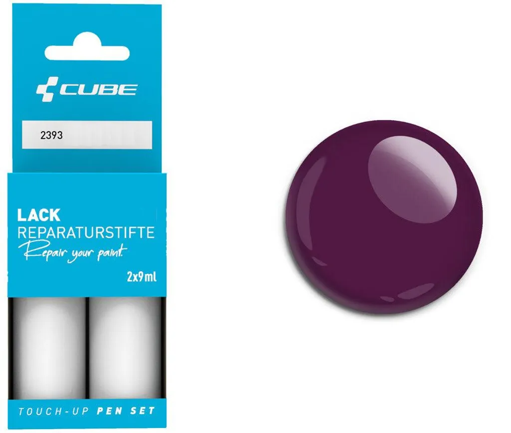Effacer les rayures auto : Kit Stylos de Retouche Cube Vin Brillant